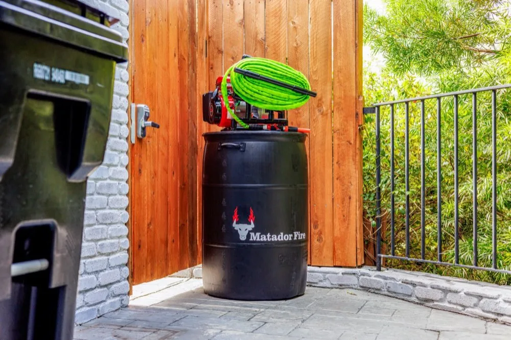 Matador Fire barrel and pump